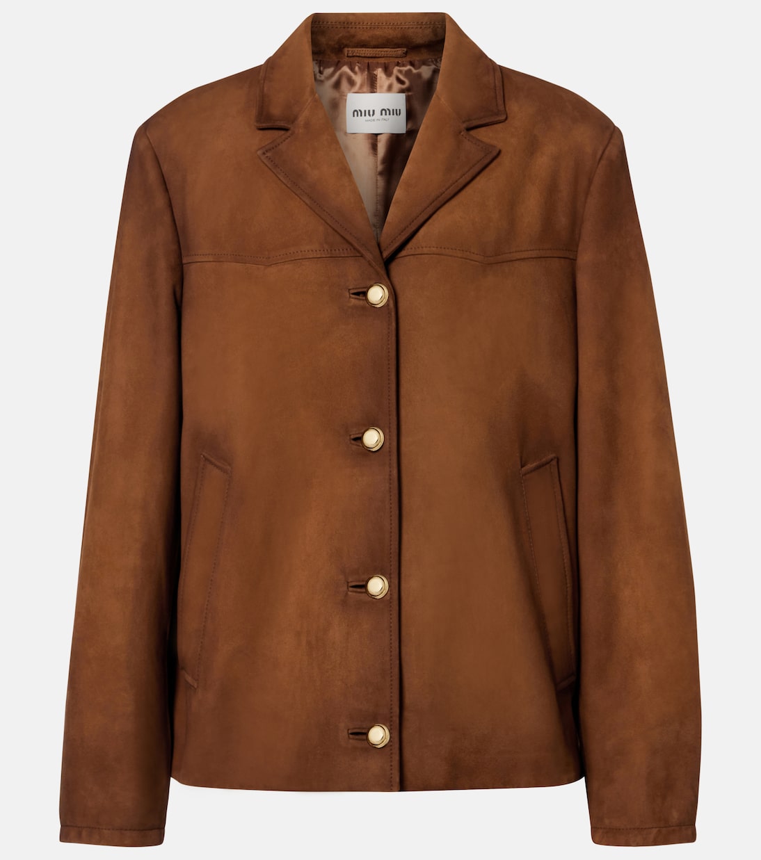 Suede jacket | Miu Miu