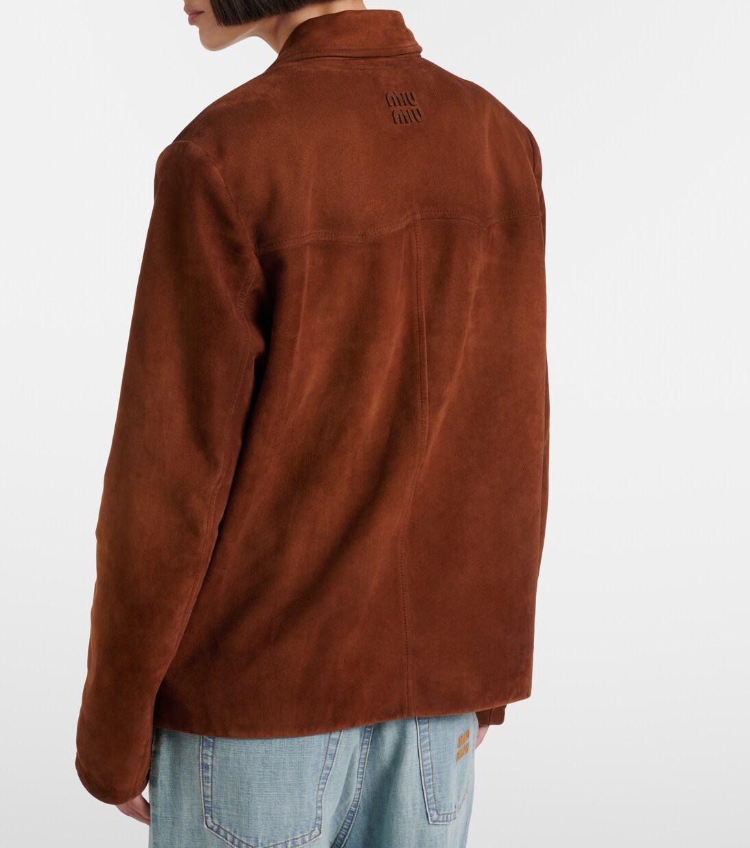 Suede jacket | Miu Miu