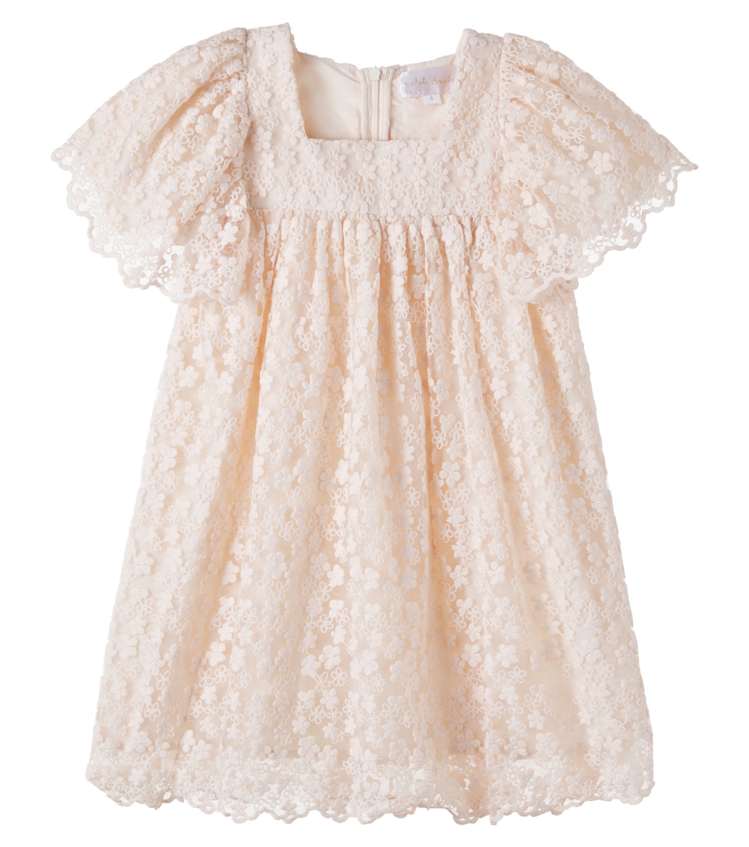 Robe brodée en tulle à fleurs | Petite Amalie  