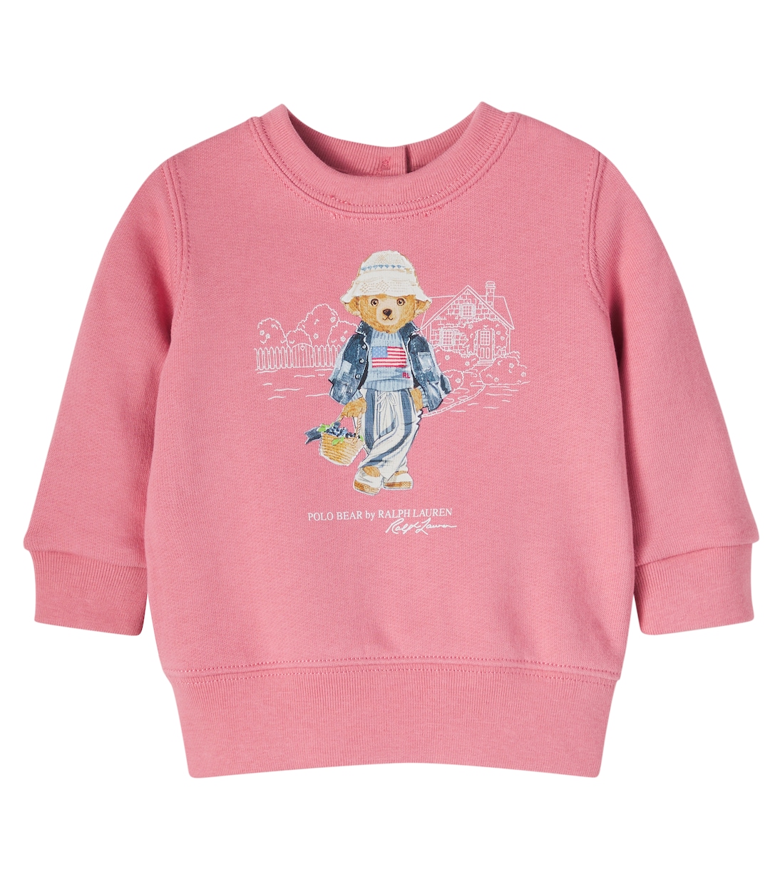 Baby Polo Bear cotton-blend sweatshirt | Polo Ralph Lauren Kids