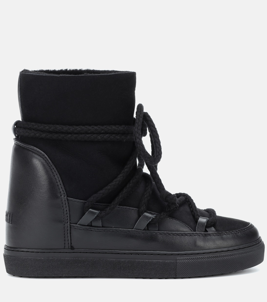 Bottines après-ski Classic Wedge en cuir et daim | Inuikii