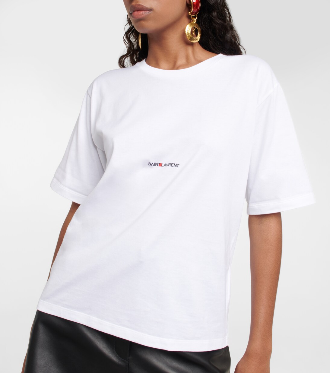 Saint laurent t shirt donna 2025