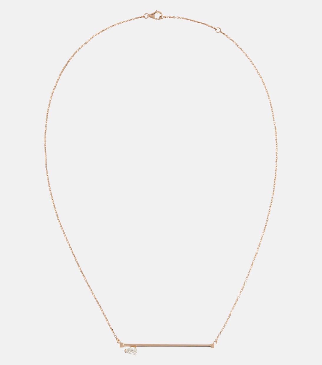 Halskette Serti Sur Vide aus 18kt Roségold mit Diamant | Repossi