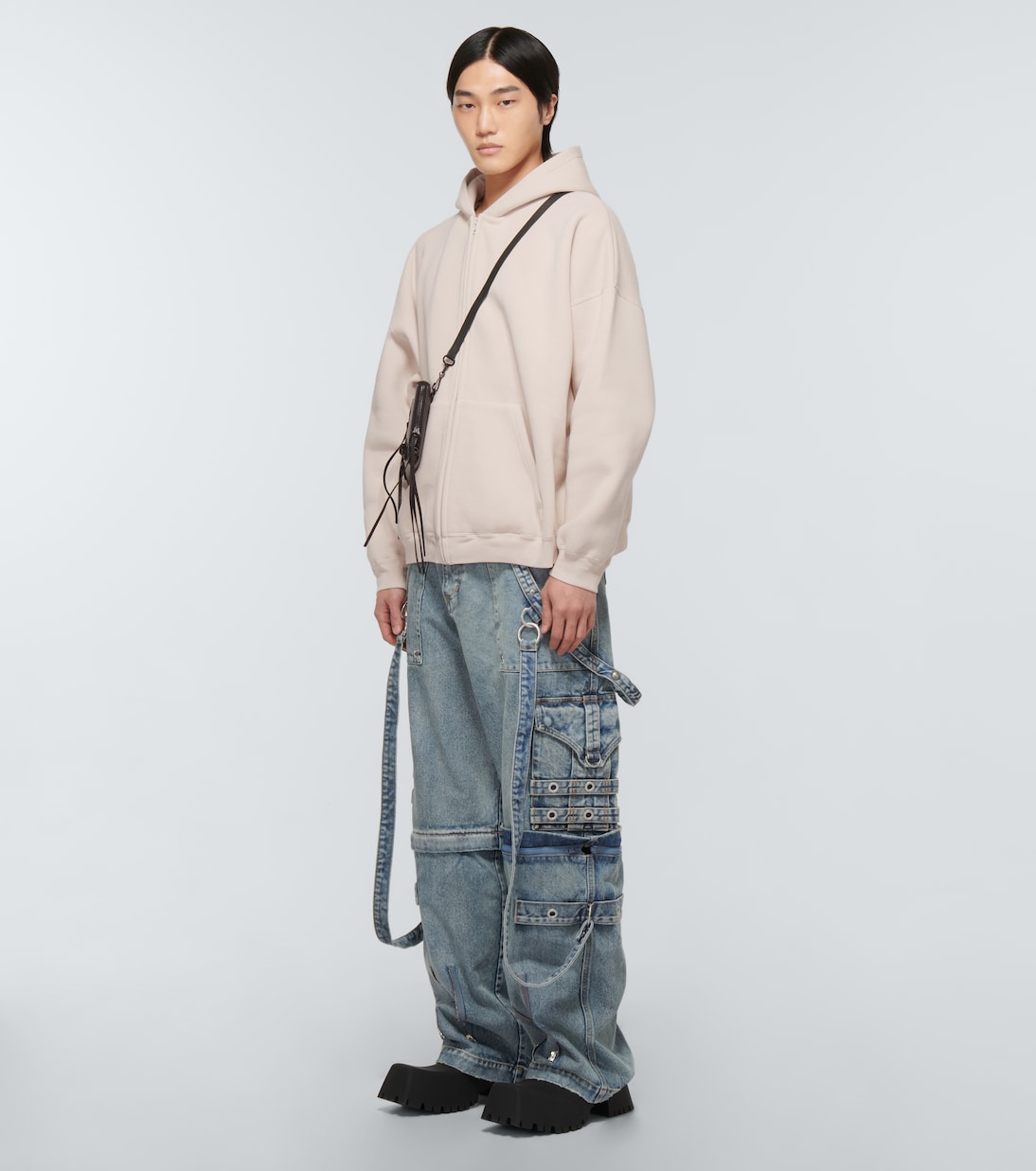 Zipped hooded sweatshirt | Balenciaga