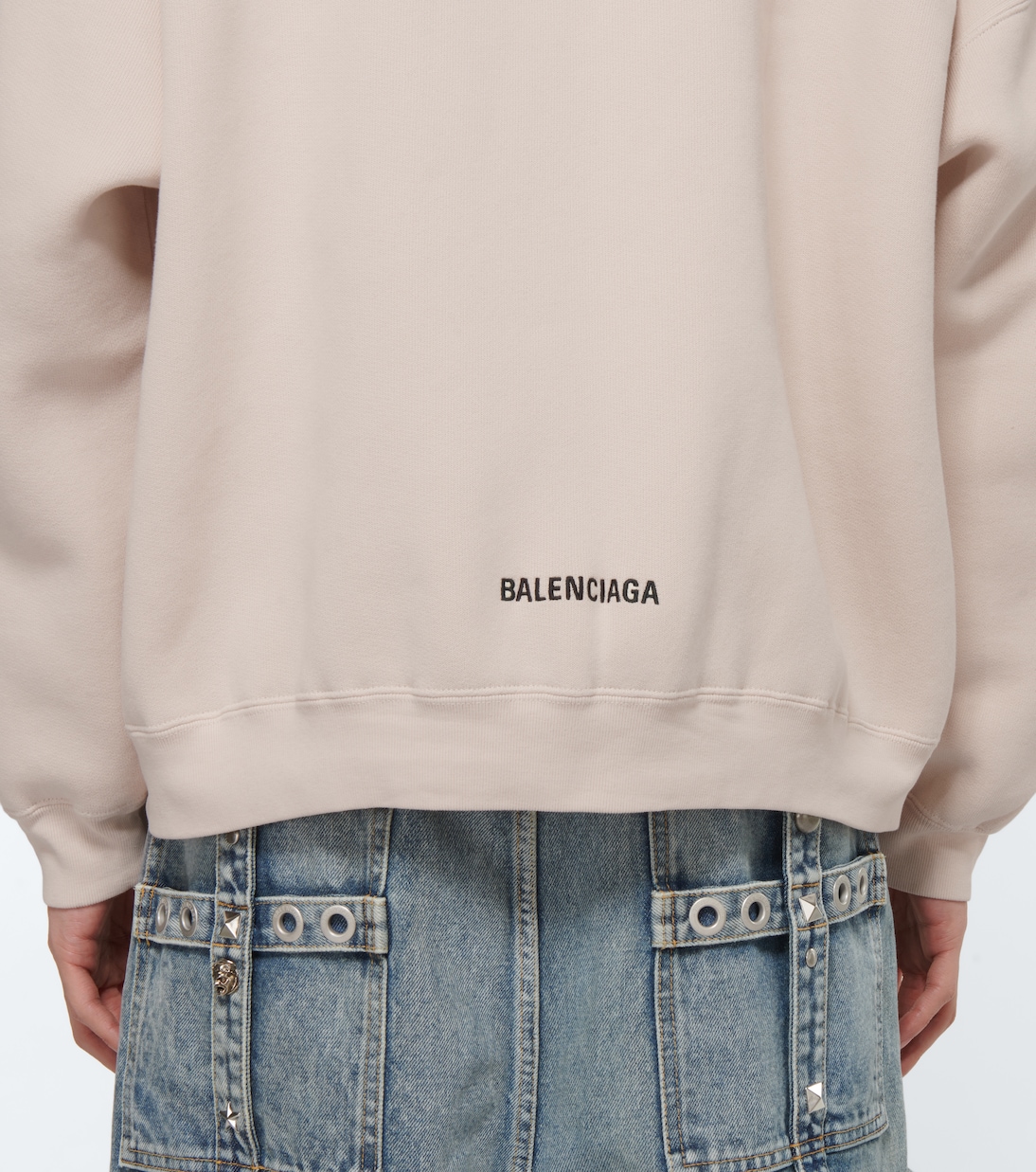 Zipped hooded sweatshirt | Balenciaga