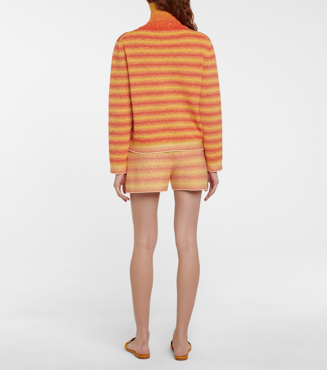 Striped silk and cotton sweater | Loro Piana