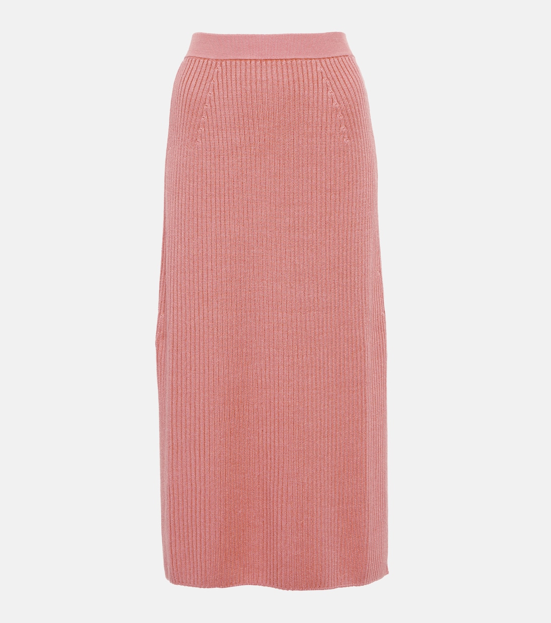Jupe midi Coimbra en lin et soie | Loro Piana