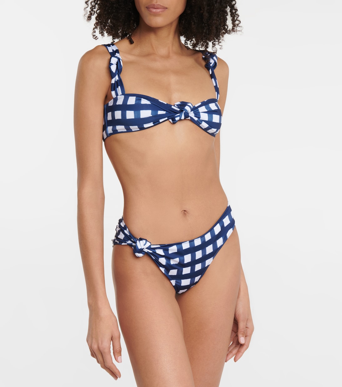 Braga de bikini Le Bas Vichy a cuadros | Jacquemus