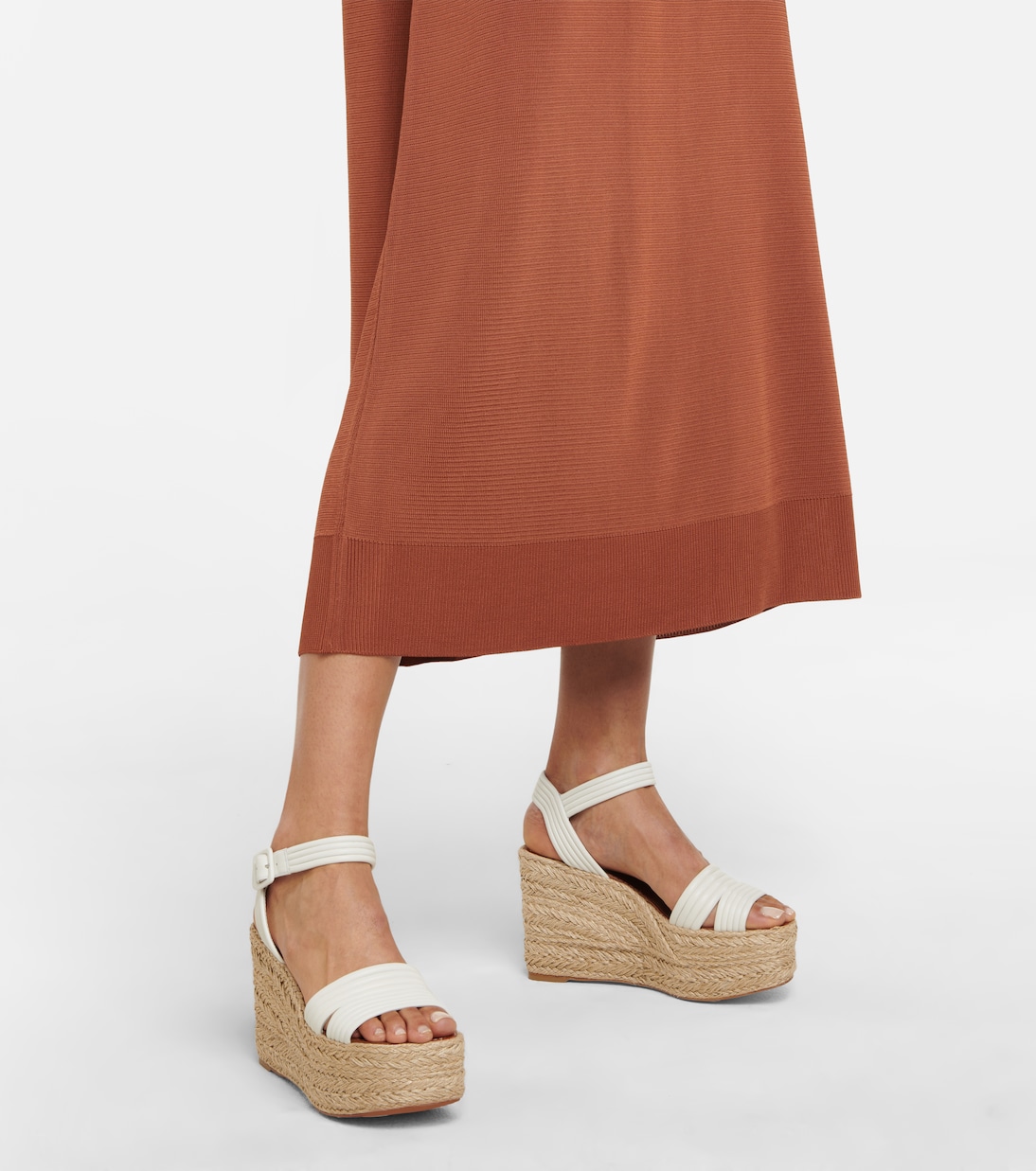 Manola leather espadrille wedges | Christian Louboutin