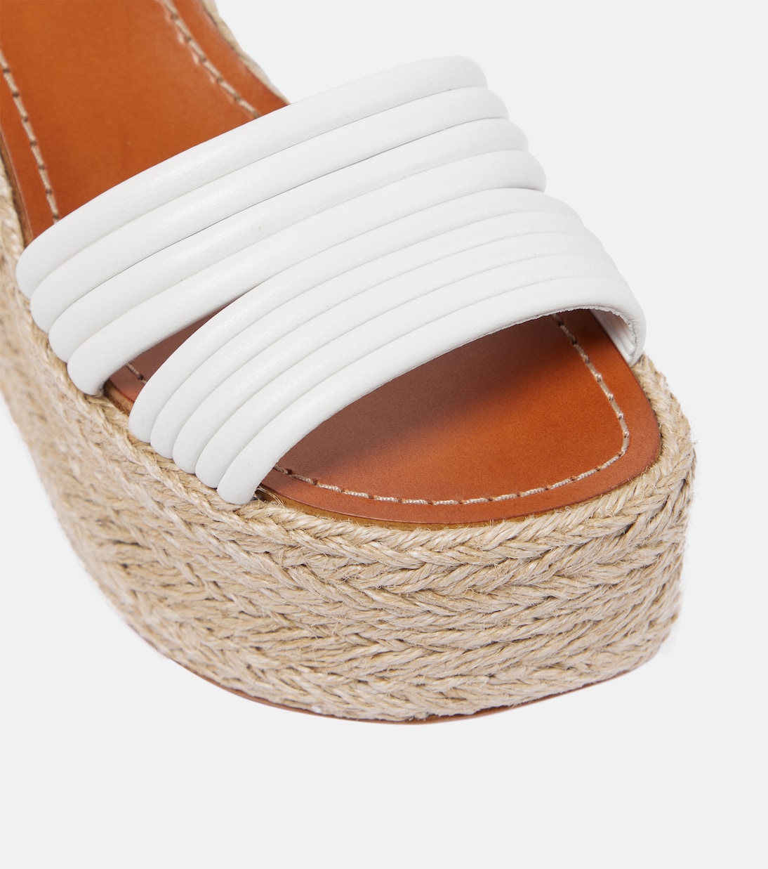 Manola leather espadrille wedges | Christian Louboutin