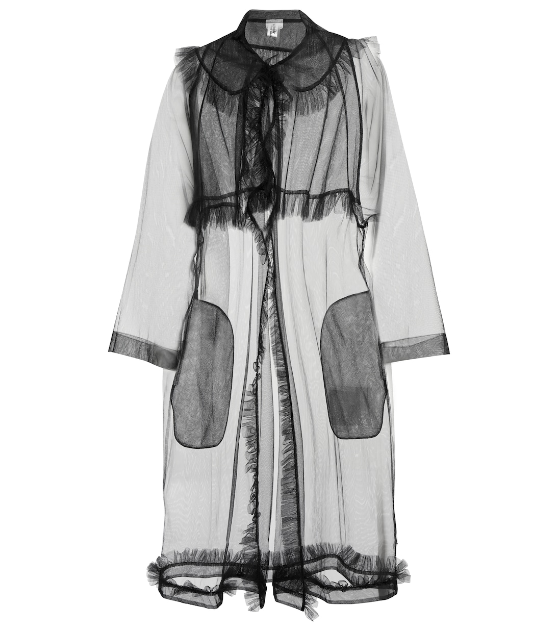 Mantel aus Tüll | Noir Kei Ninomiya