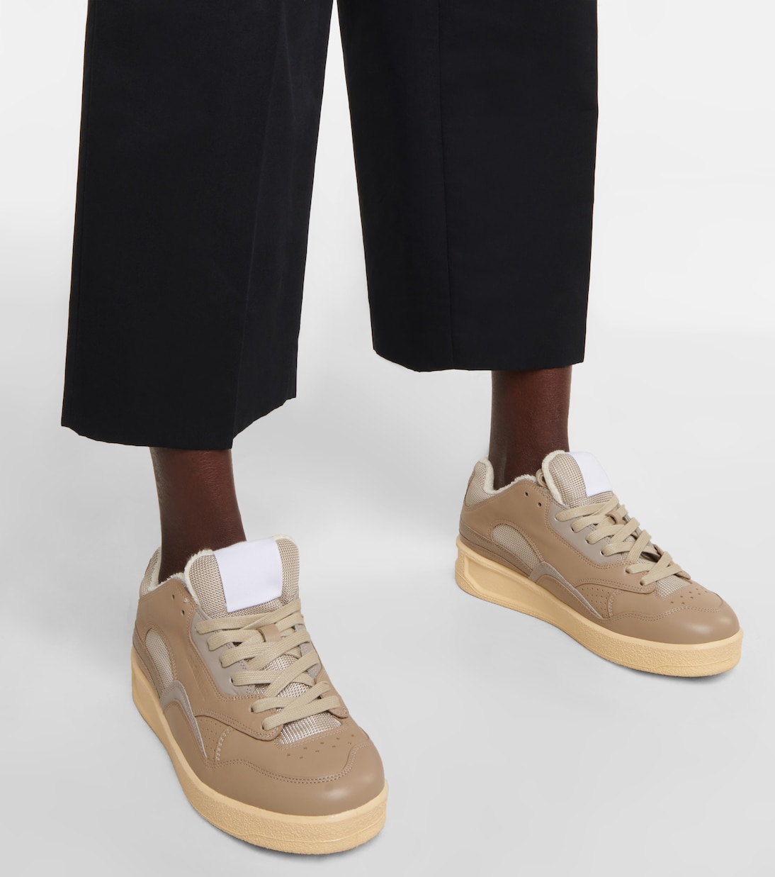 Leather sneakers | Jil Sander
