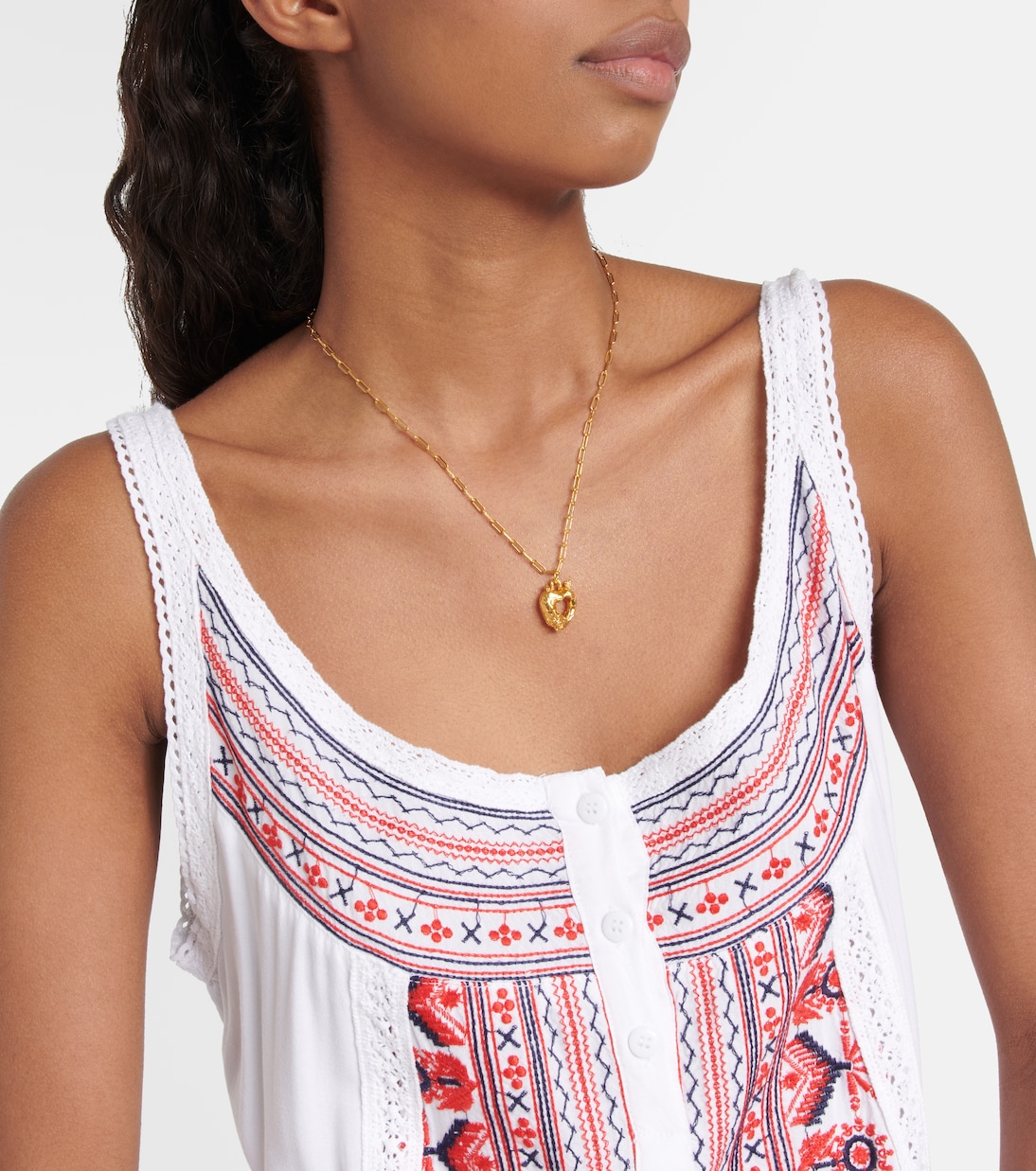 Jaz embroidered minidress | Melissa Odabash