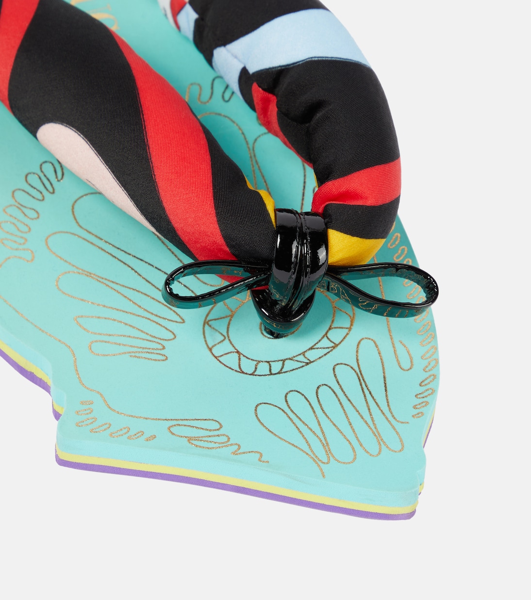 Printed fabric thong sandals | Pucci