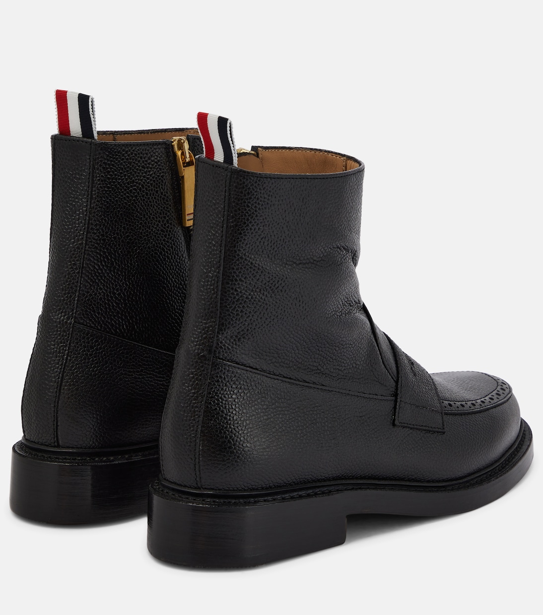 Leather ankle boots | Thom Browne
