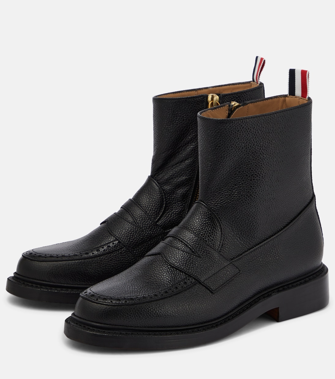 Leather ankle boots | Thom Browne