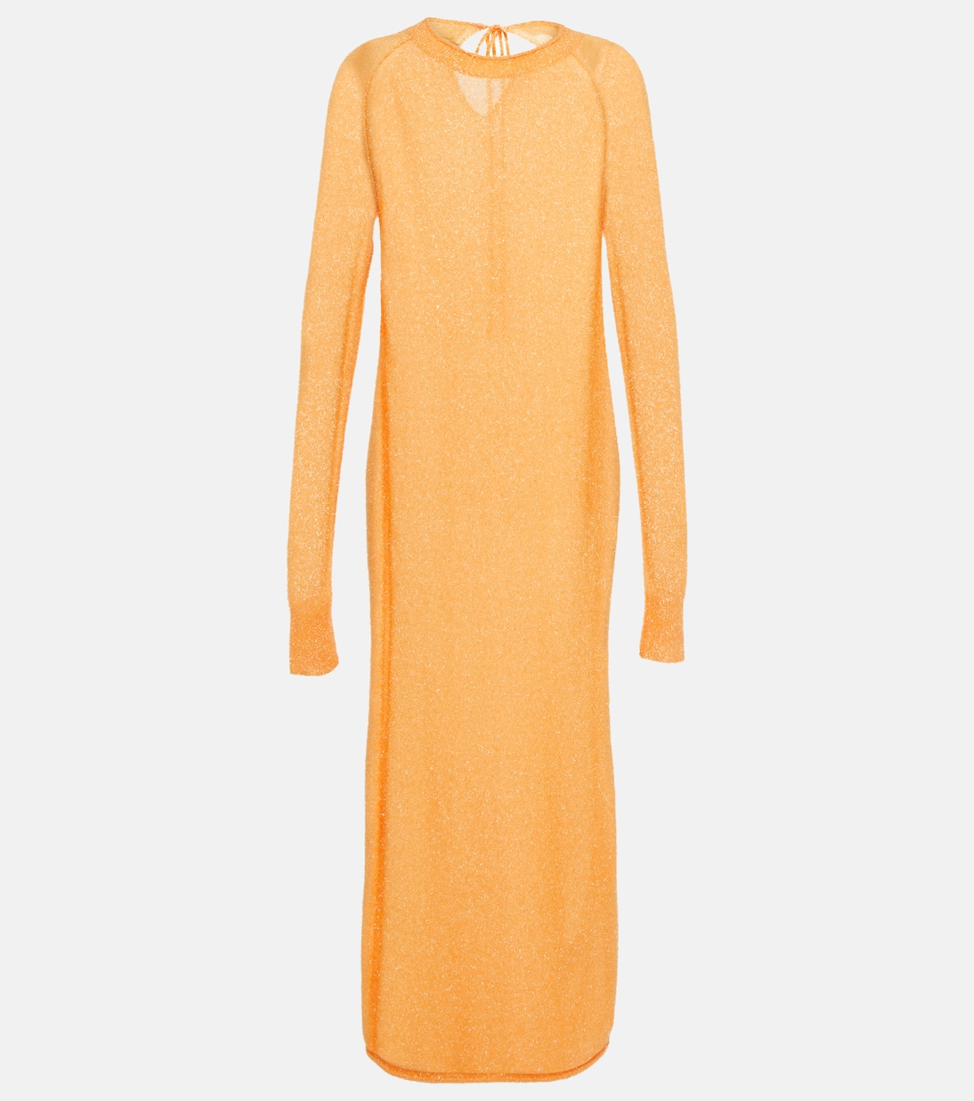 Robe longue métallisée | Acne Studios