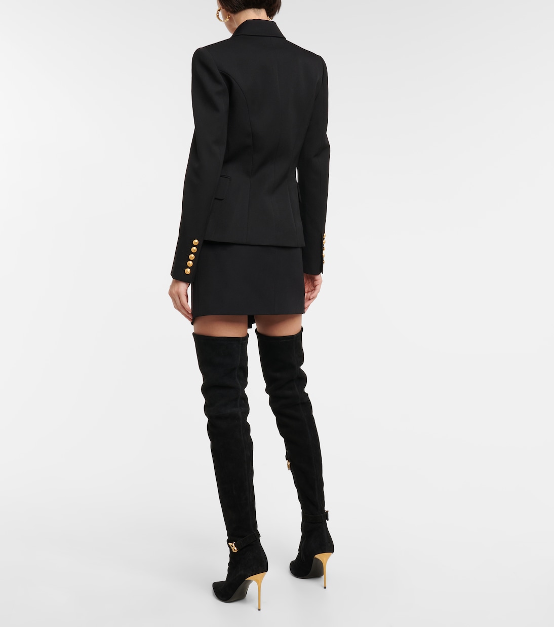 Double-breasted wool blazer | Balmain