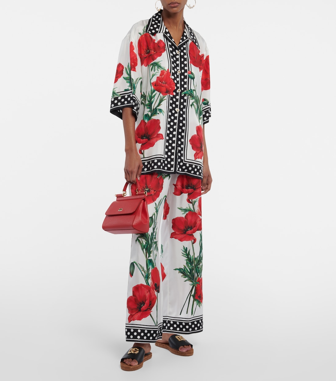 Espadrillas in pelle con cristalli | Dolce&Gabbana