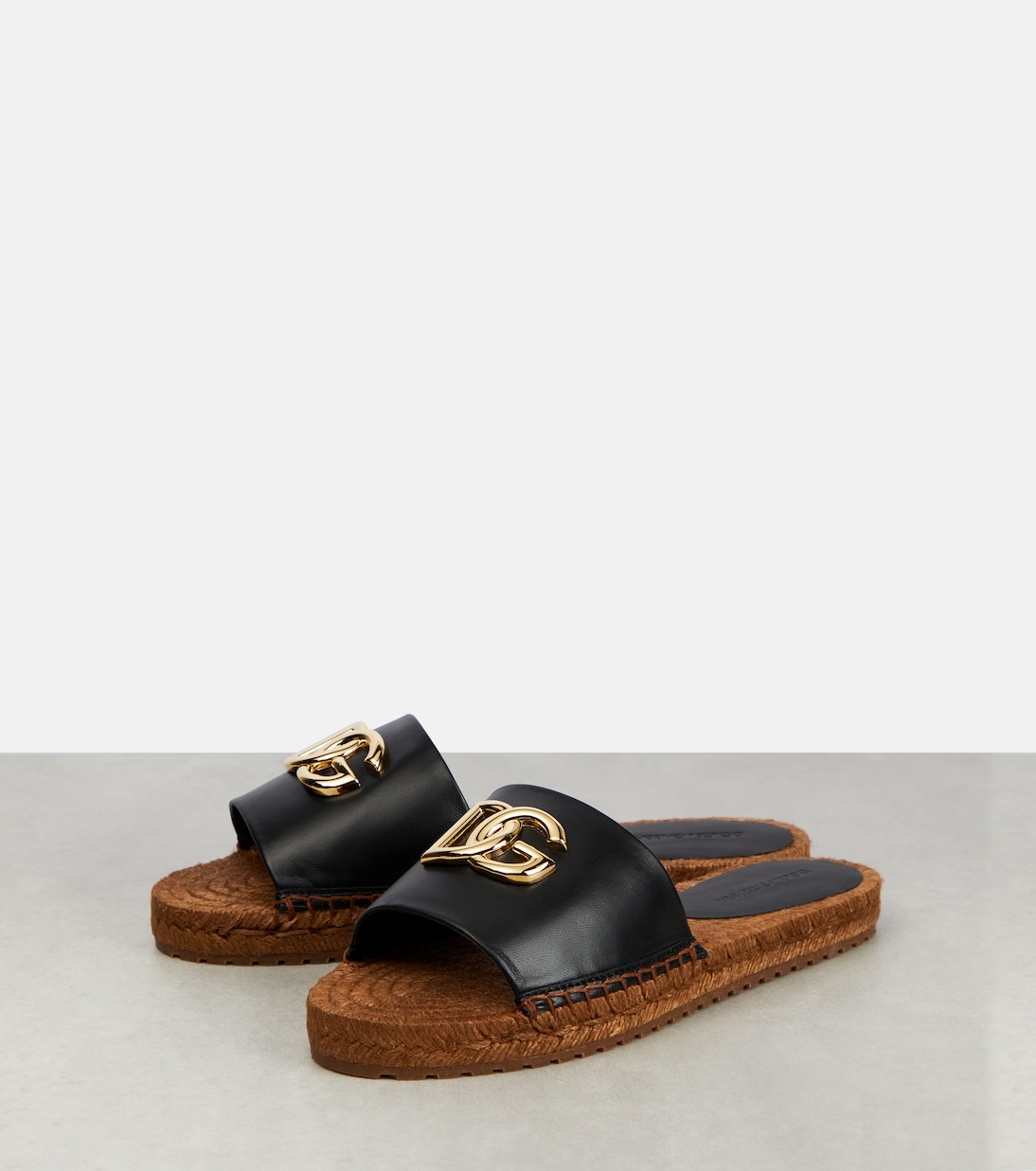 Espadrillas in pelle con cristalli | Dolce&Gabbana