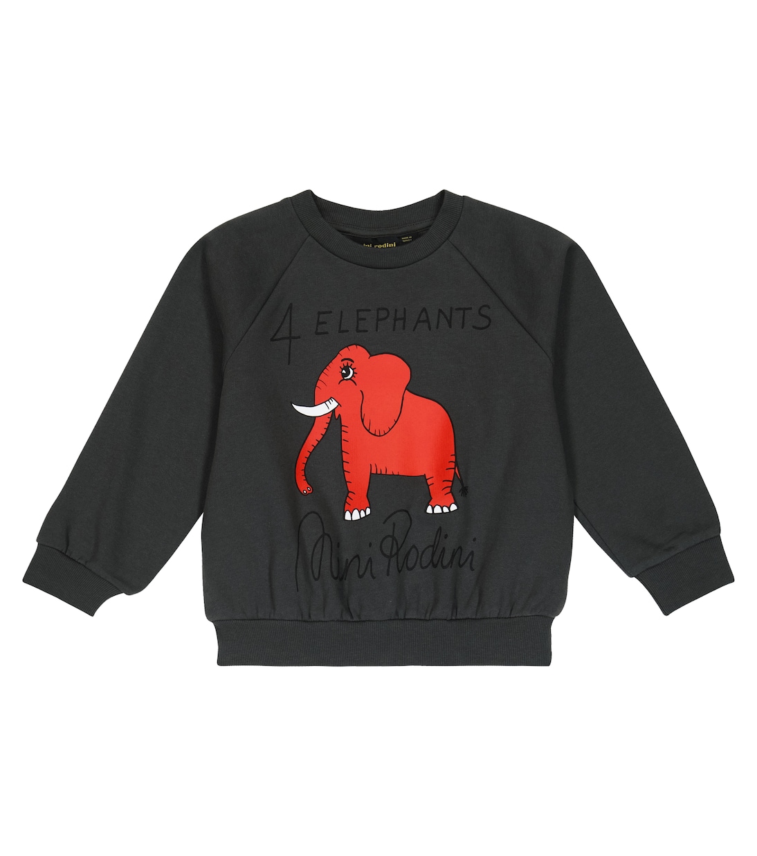 Printed cotton sweatshirt | Mini Rodini