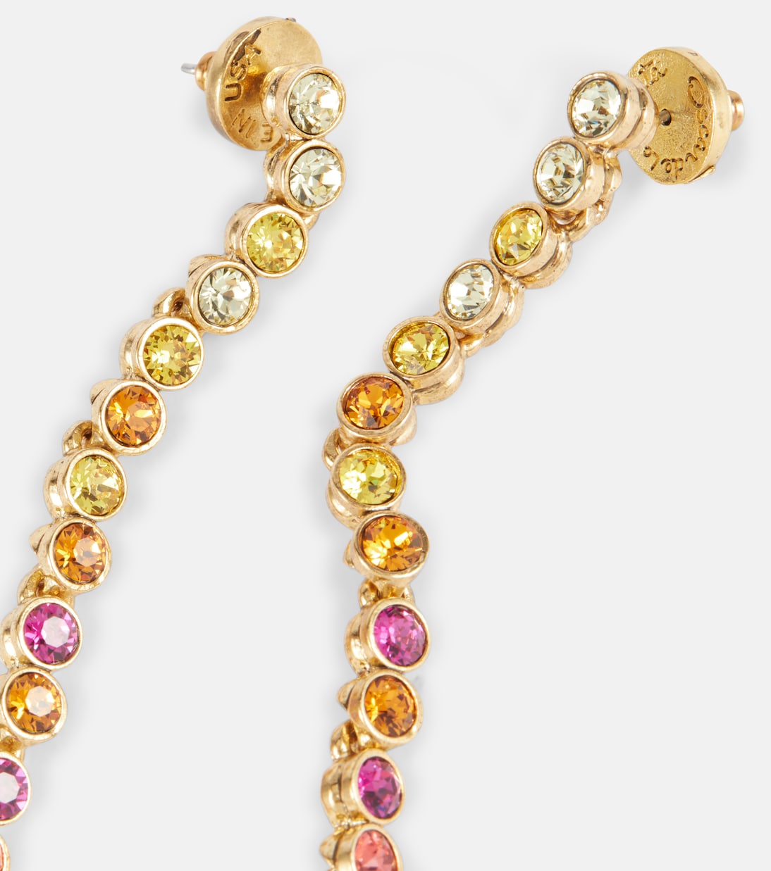 Orecchini pendenti Champagne Strand | Oscar de la Renta