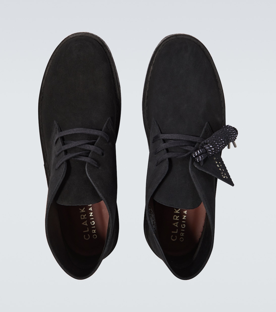 Bottines Desert Coal en daim en noir Clarks Originals Mytheresa