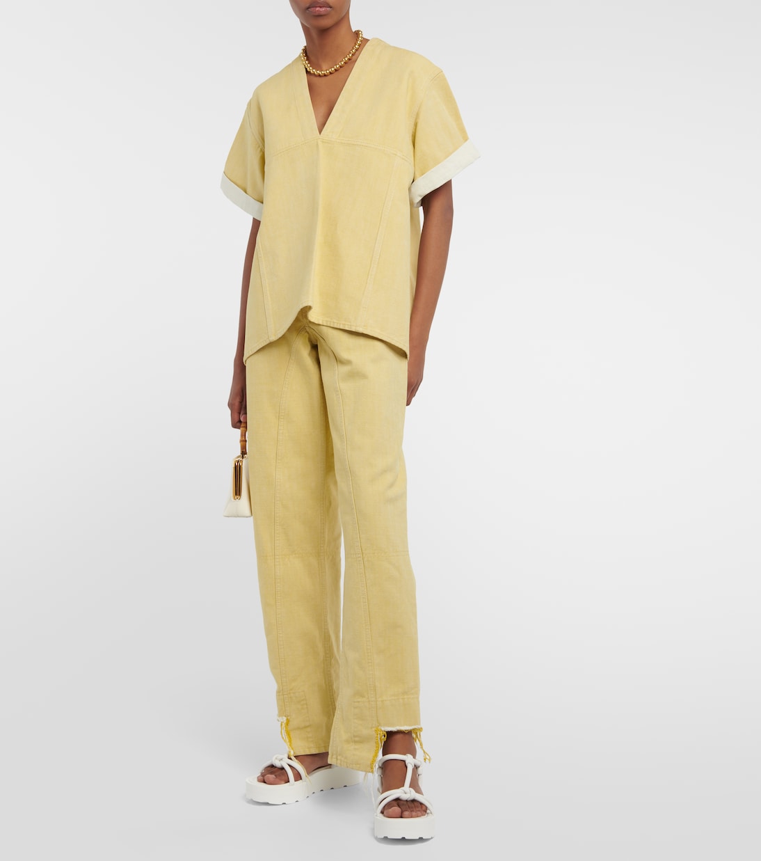 Knot leather flatform sandals | Gianvito Rossi