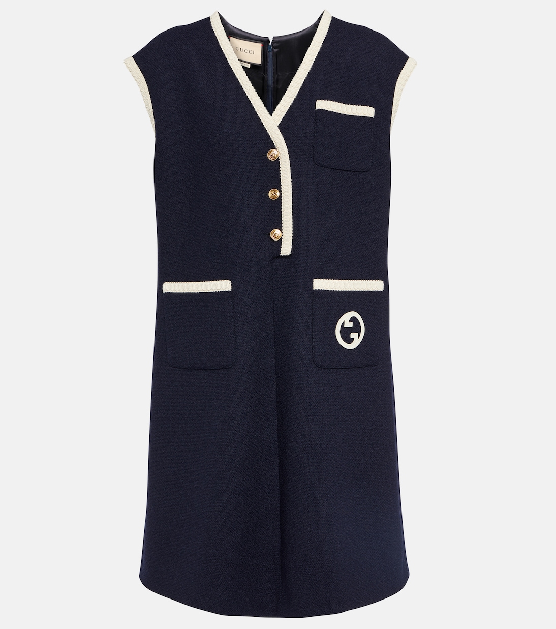 Vestido Corto de Tweed de Gucci para Jóvenes Modernos