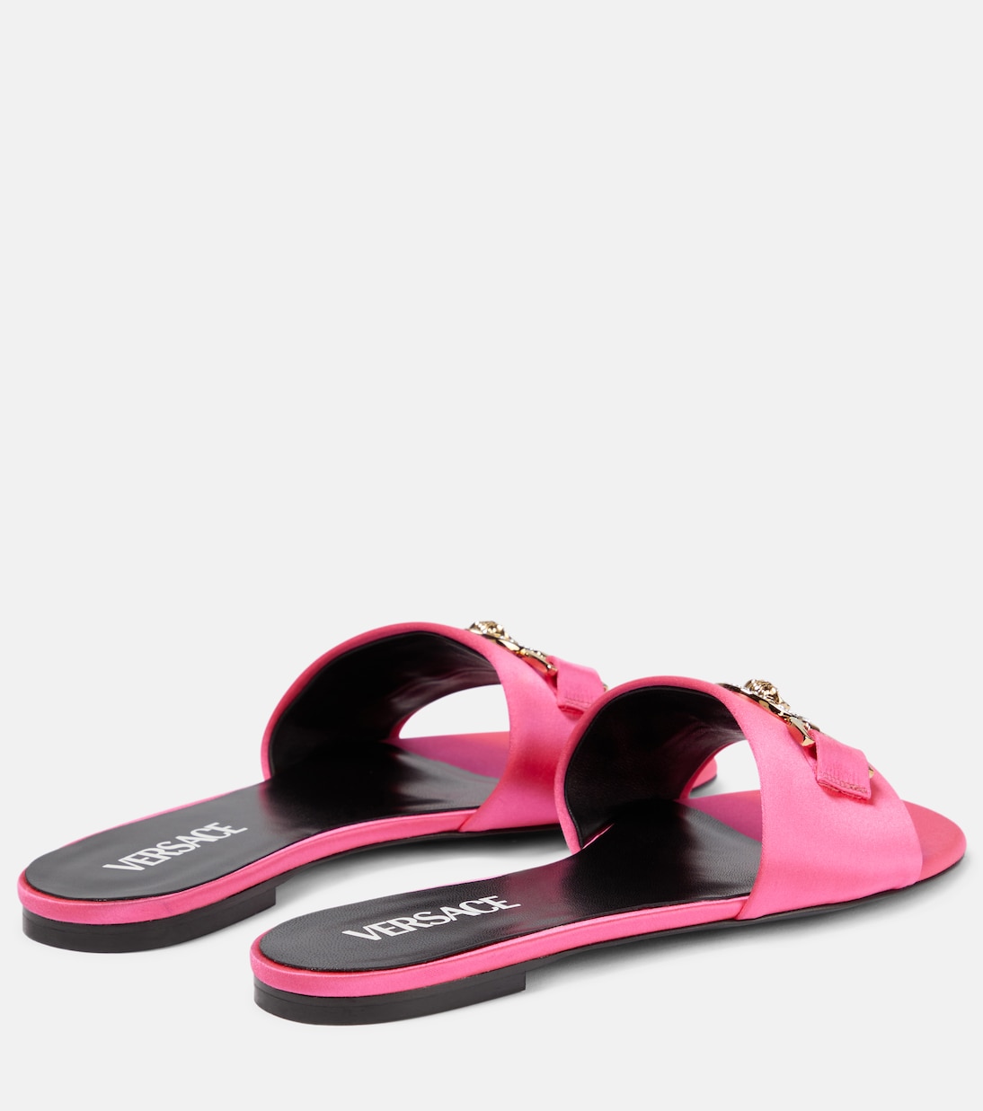Mules Medusa en satin | Versace
