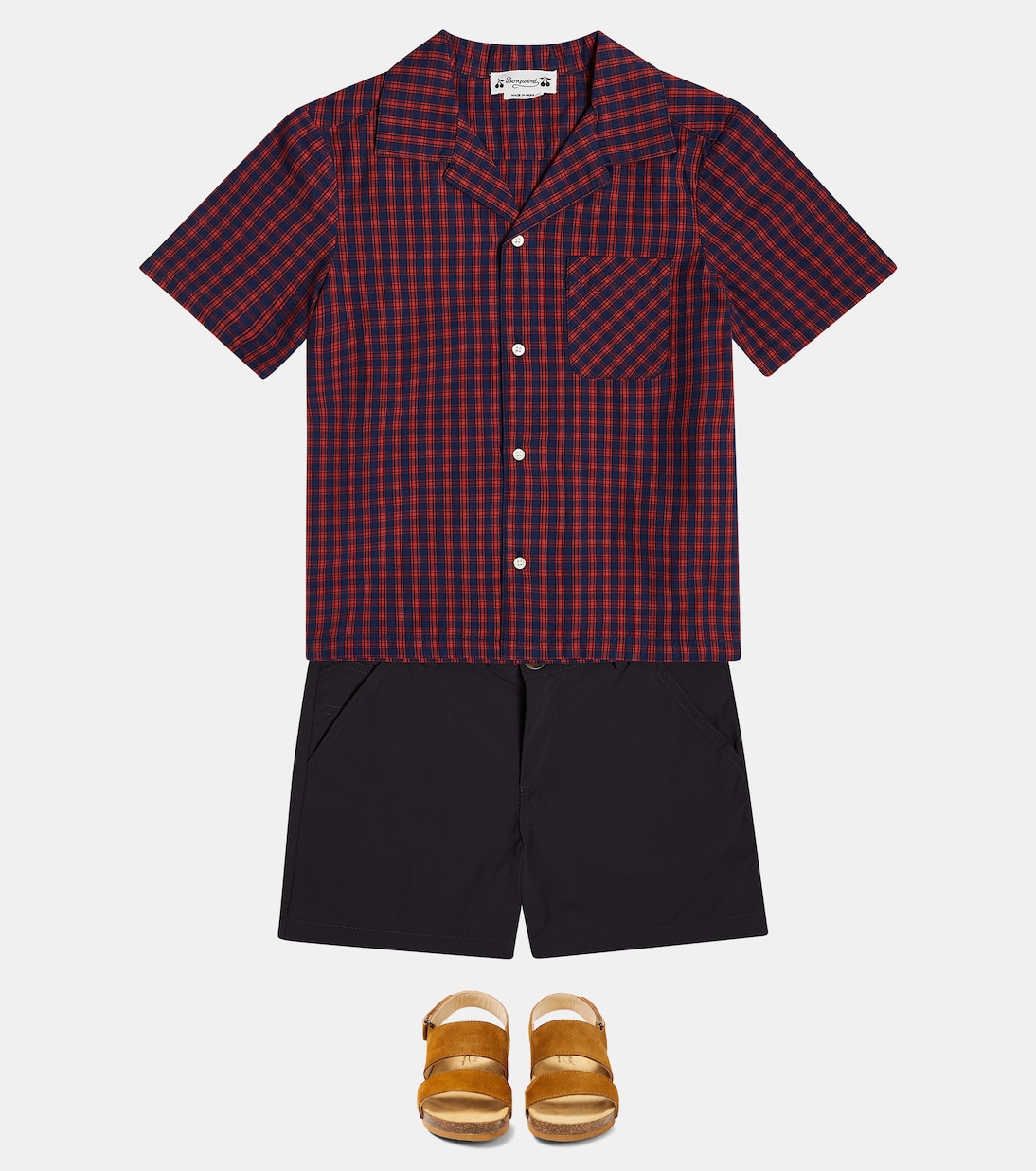 Camisa Steve de algodón floral | Bonpoint