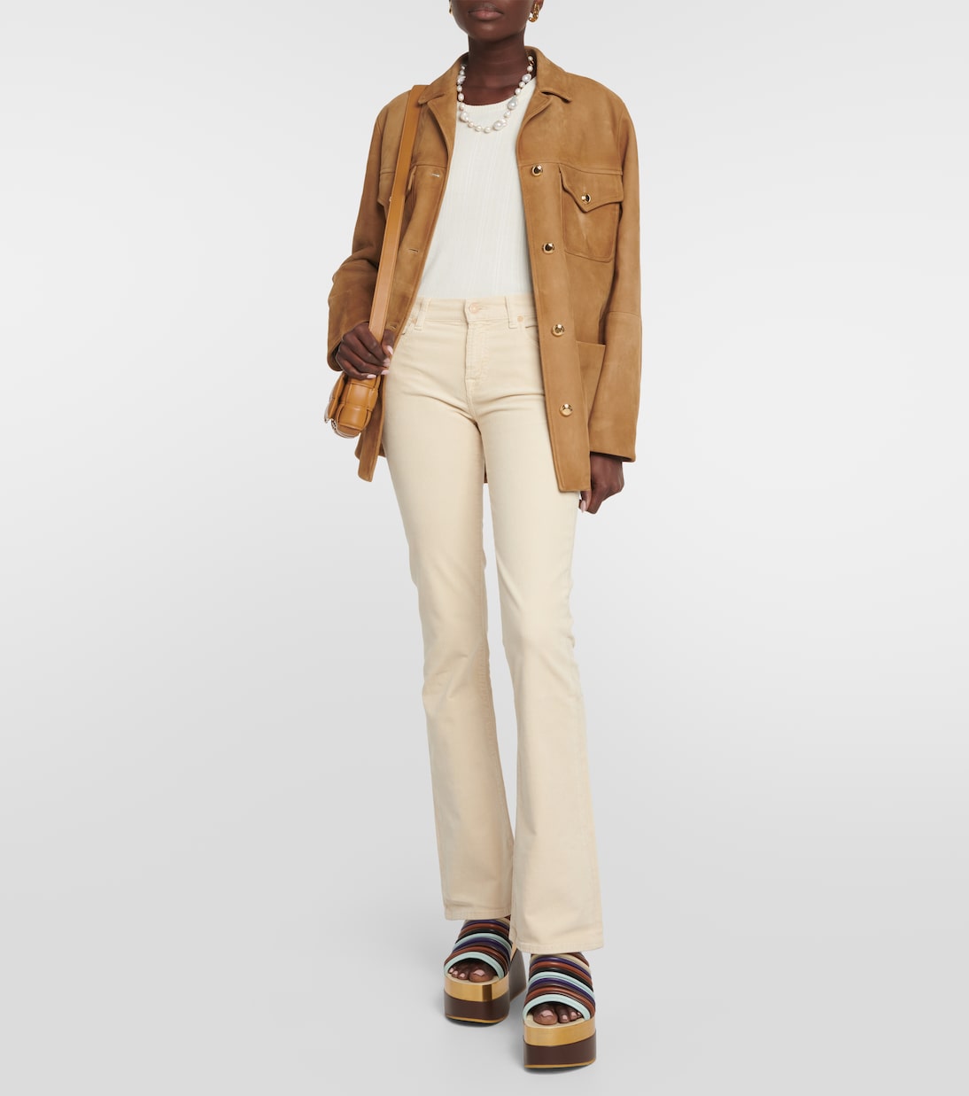 Mid-rise flared jeans | 7 For All Mankind