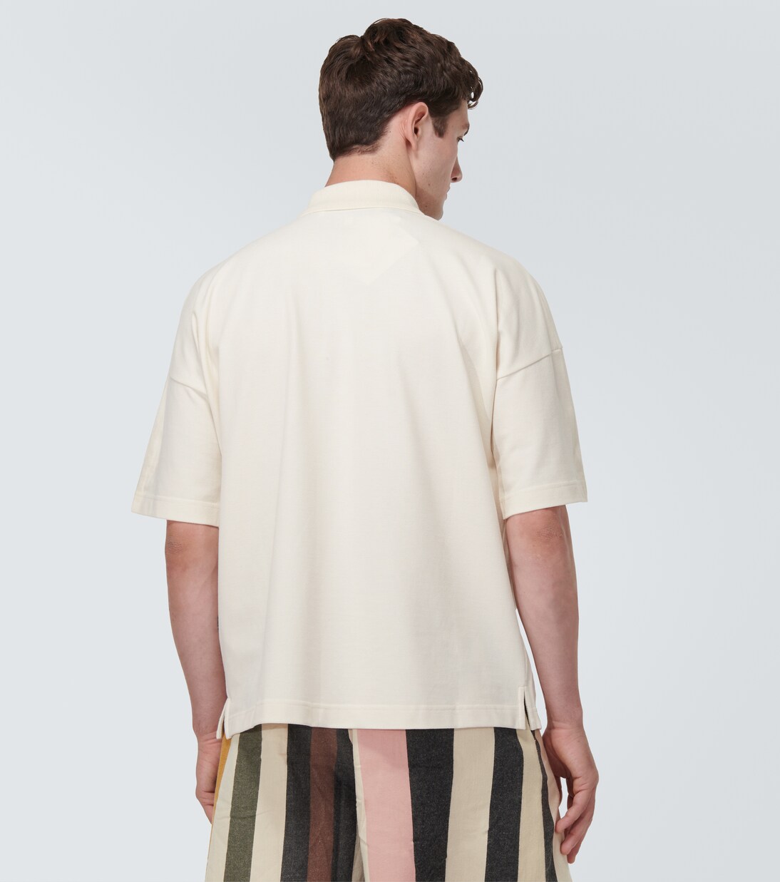 Embroidered cotton jersey polo shirt | JW Anderson