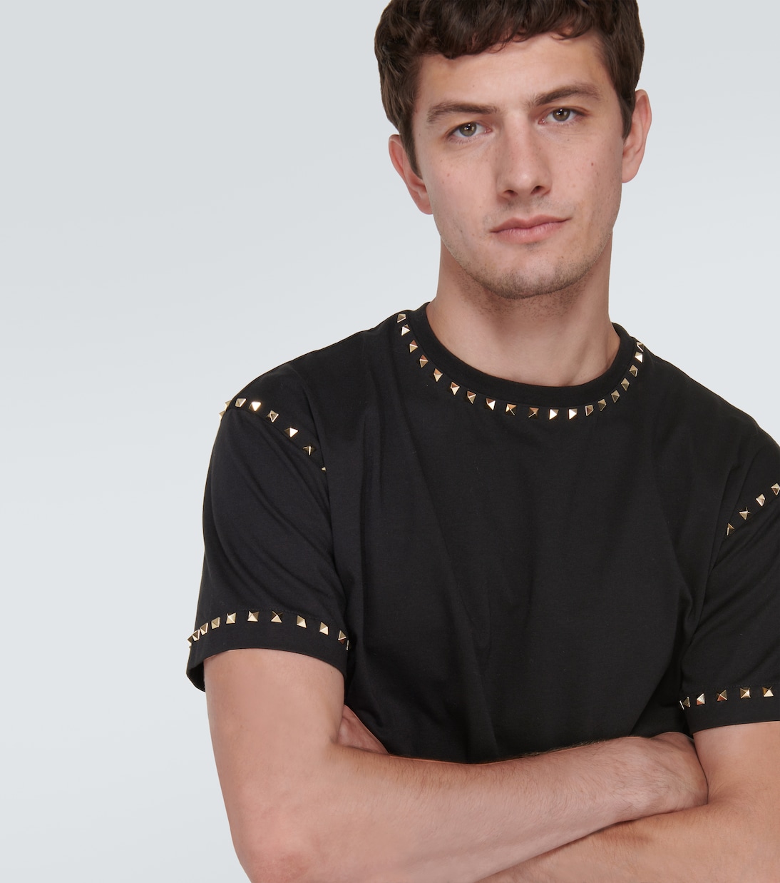Camiseta Rockstud de jersey de algodón | Valentino
