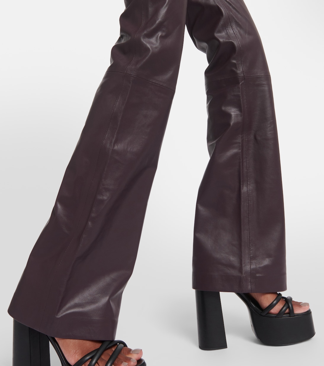 Pantalon bootcut Serge en cuir | Altuzarra