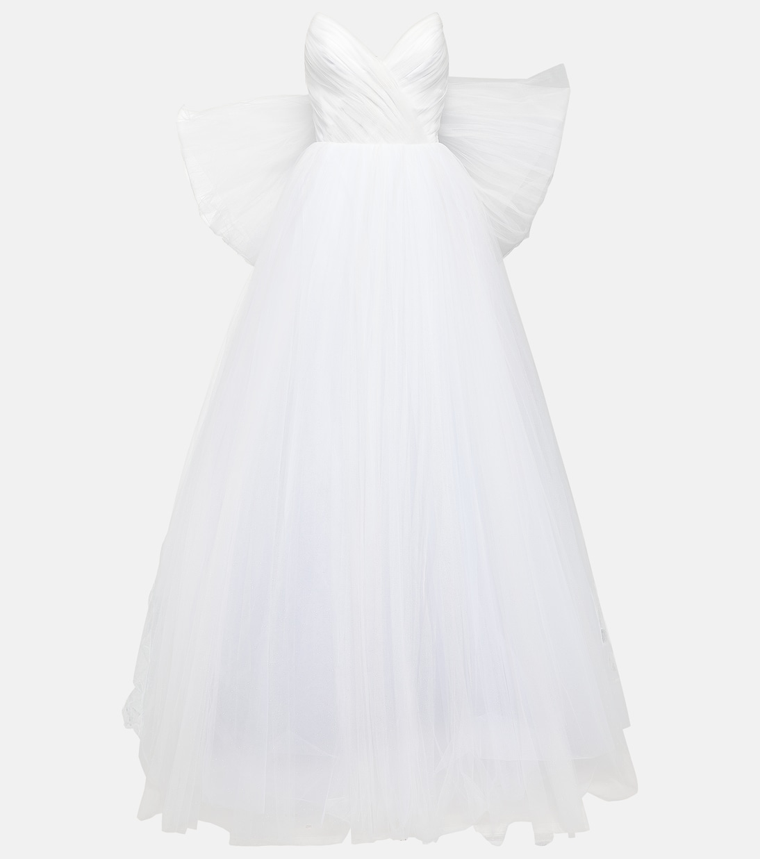 Bridal Greta off-shoulder silk gown | Rasario