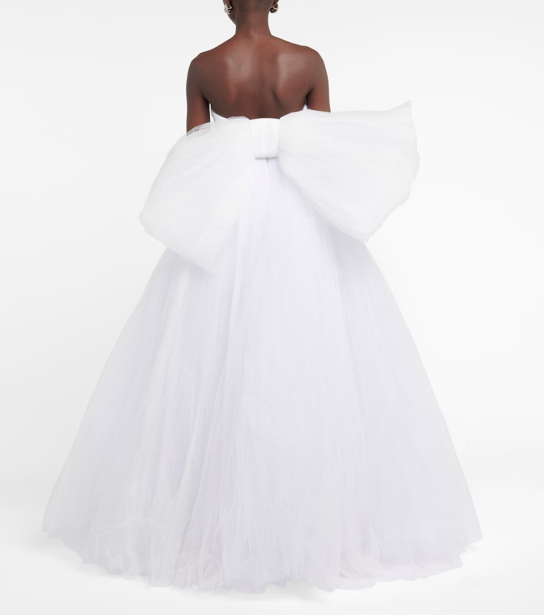 Bridal Greta off-shoulder silk gown | Rasario