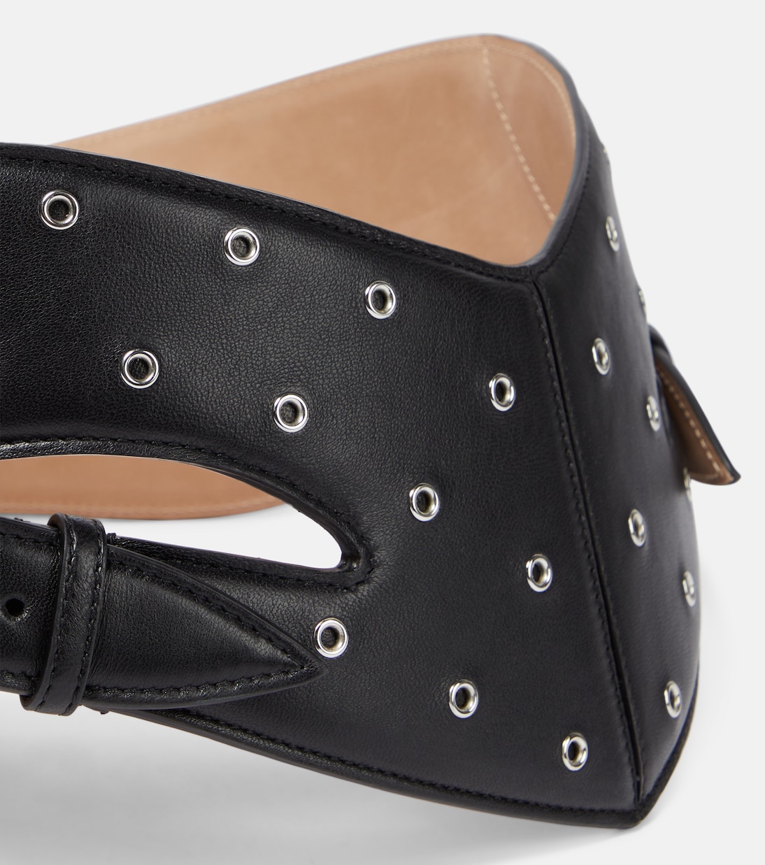 Cintura in pelle traforata ALAÏA per uno stile giovane e audace