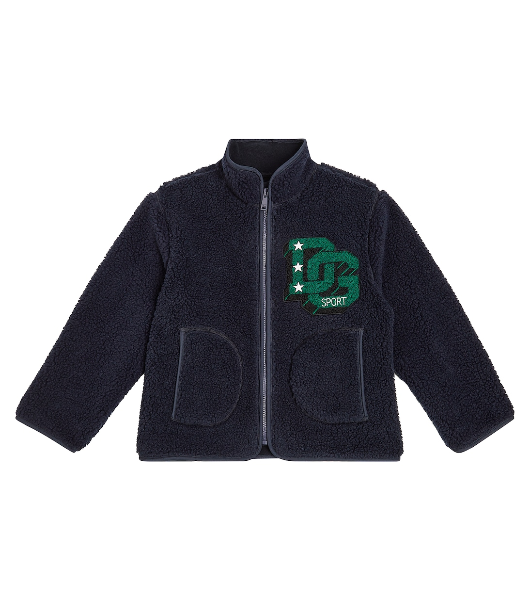 Chaqueta efecto teddy con logo | Dolce&Gabbana Kids