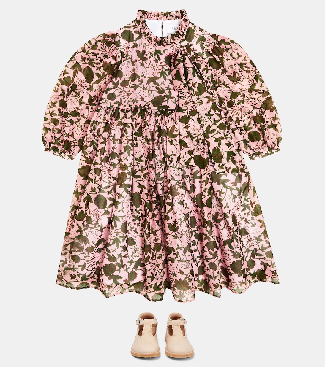 Abito in chiffon di cotone con stampa | Paade Mode