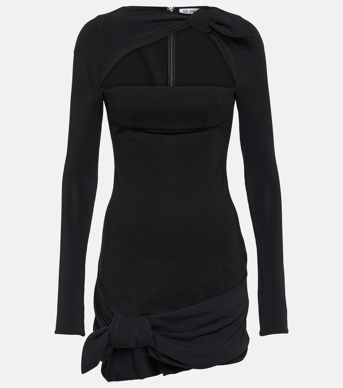 Vestido corto Donnie de jersey | The Attico
