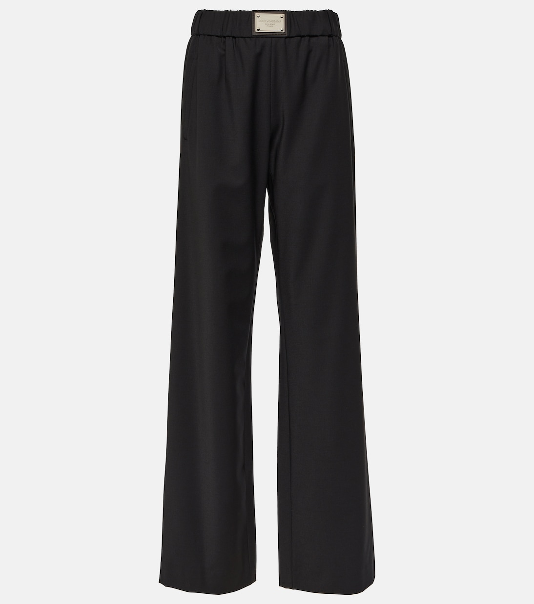 Pantalon ample en laine mélangée | Dolce&Gabbana