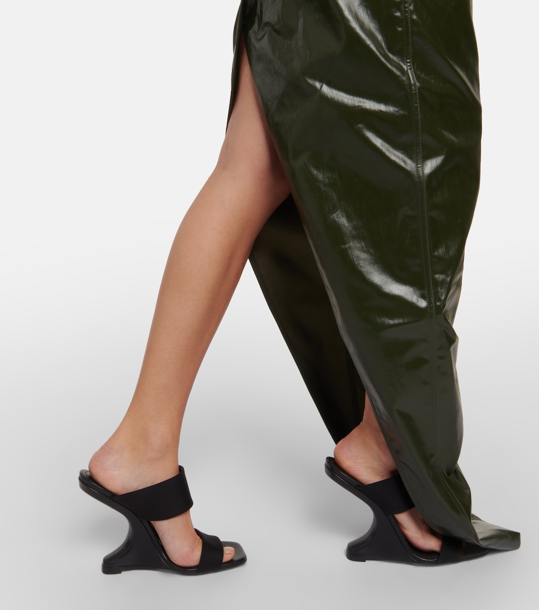 Robe longue en jean | Rick Owens