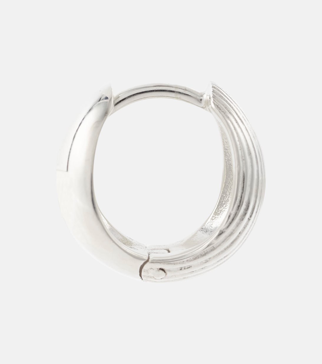 Reversible sterling silver hoop earrings | Sophie Buhai