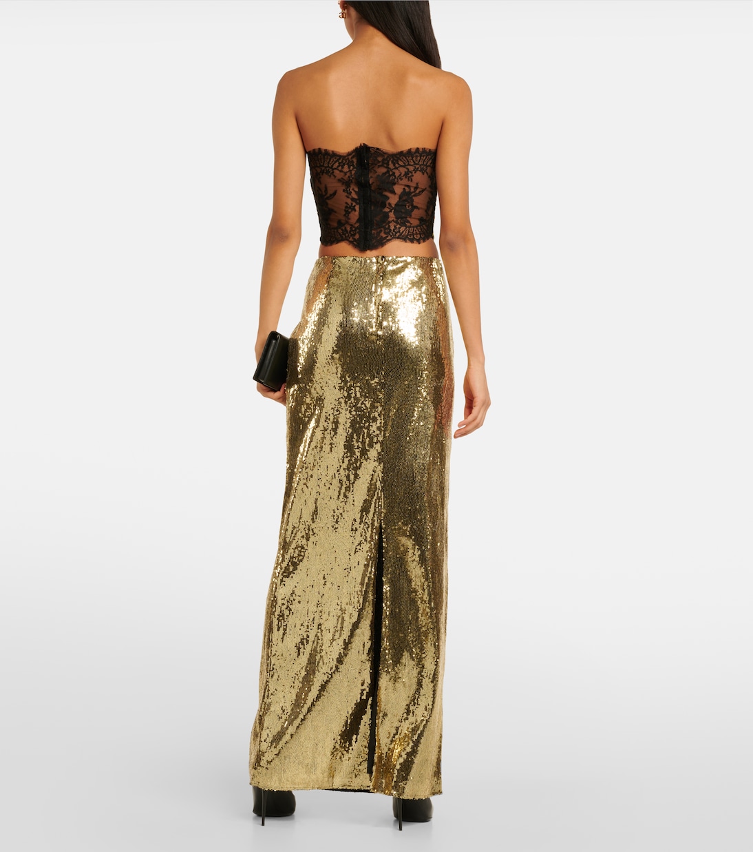Top bustier raccourci à sequins | Dolce&Gabbana
