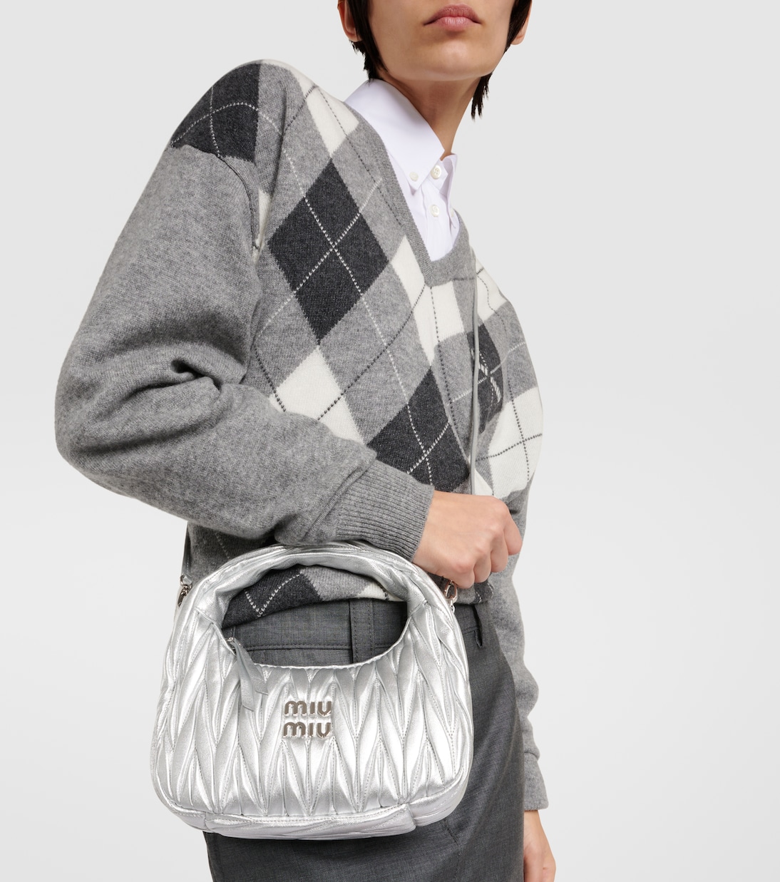 Tote Wander aus Matelassé-Leder | Miu Miu