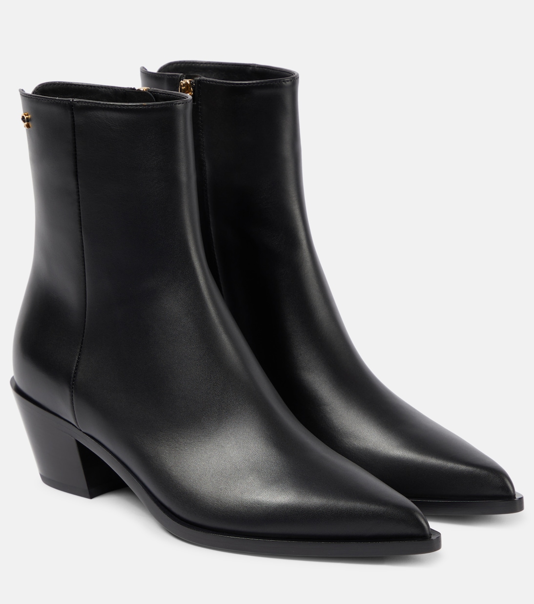 Ankle Boots Kinney aus Leder | Gianvito Rossi