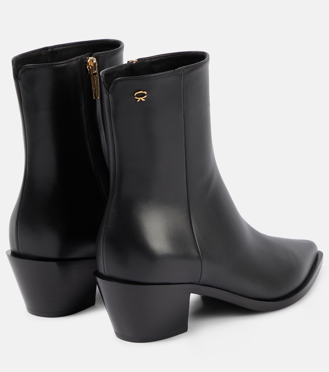 Ankle Boots Kinney aus Leder | Gianvito Rossi