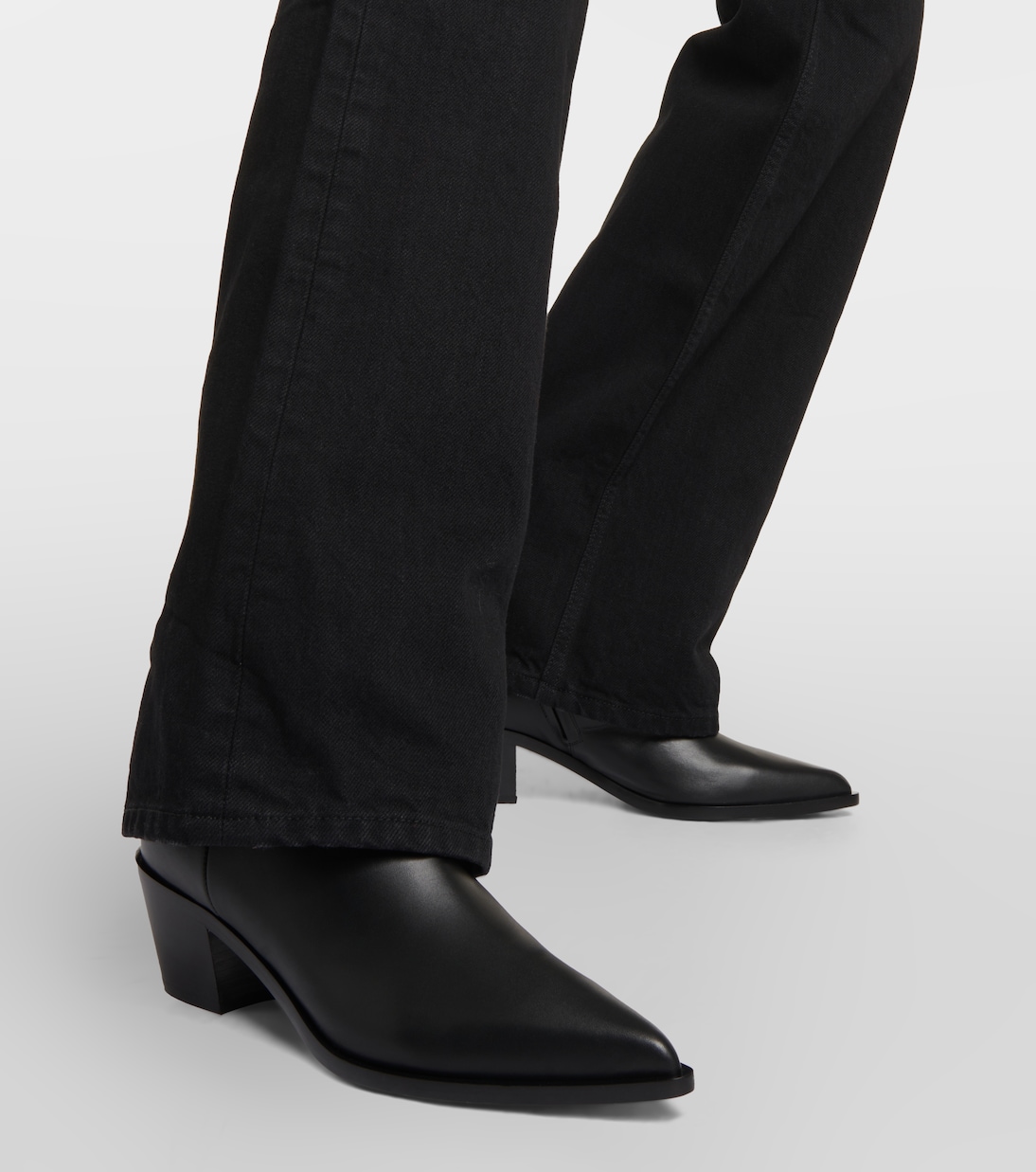 Ankle Boots Kinney aus Leder | Gianvito Rossi
