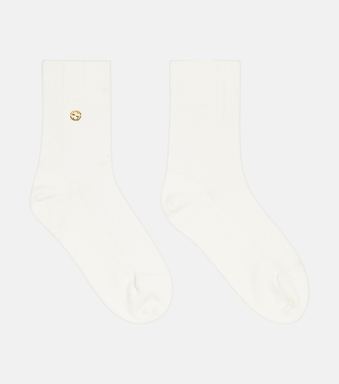 Calzini GUCCI in misto cotone con motivo intrecciato per uno stile giovane e fresco